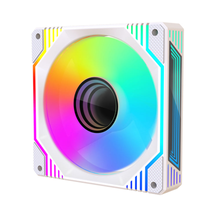 TrueNort Pc Case Fan 120mm RGB 6Pin 12V 3W White, Single Fan | LC-30-02 TrueNort Pc Case Fan 120mm RGB 6Pin 12V 3W White, Single Fan | LC-30-02